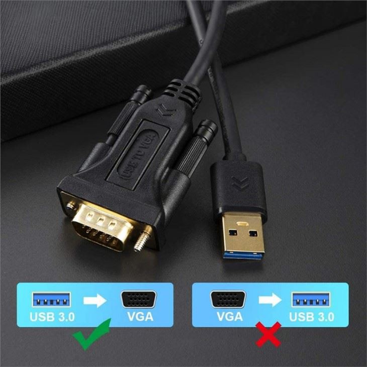 VGA 15pin na USB kabel