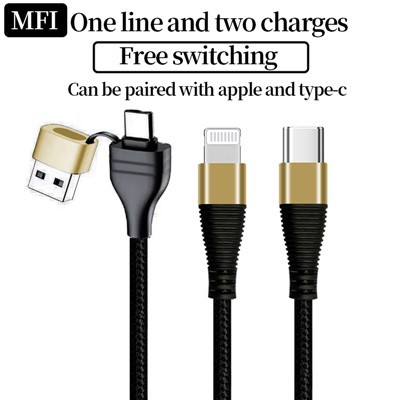 MFi certificirani 2 u 1 kabel za punjenje